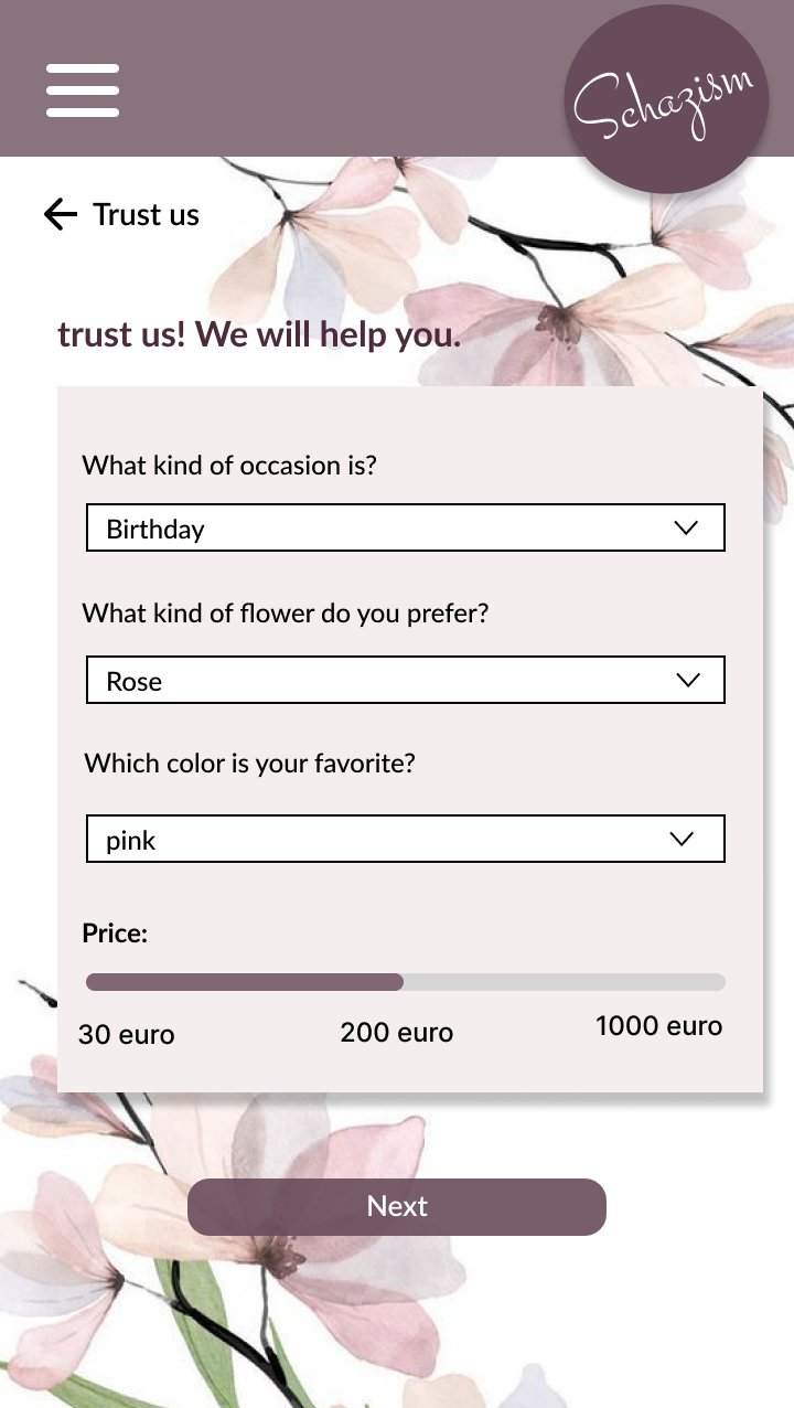App screen - Checkout