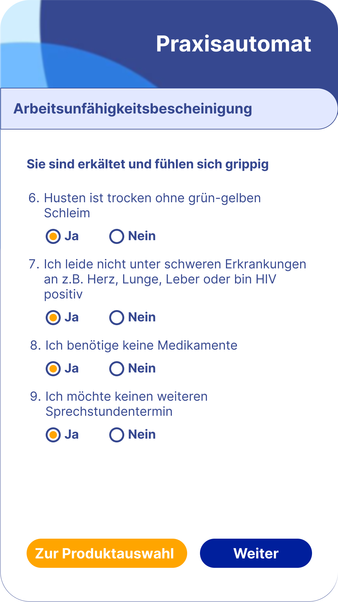 Praxisautomat before/after screen 4