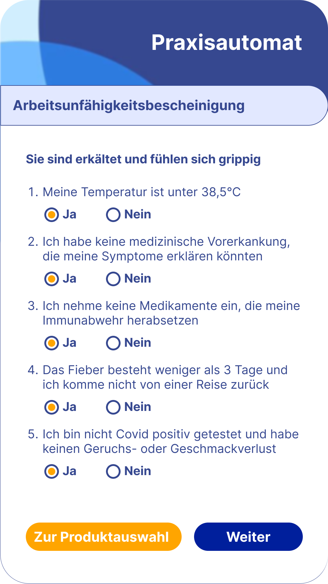 Praxisautomat UI detail 4
